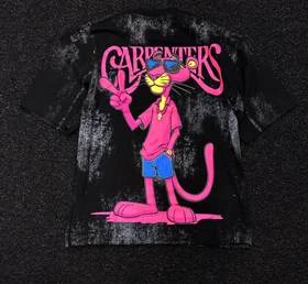 تیشرت لش مردانه CARPENTERS پلنگ صورتی کیفیت استثنایی