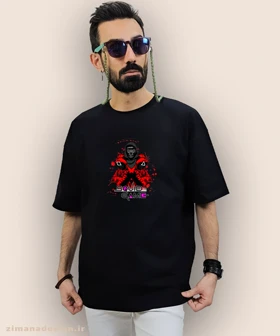 تیشرت لش مردانه و زنانه طرح اسکویید گیم کد 881