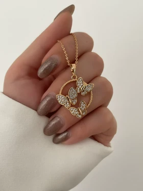 گردنبند پروانه ژوپینگ 4680
