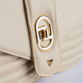 کیف دوشی زنانه چرم یلسان مدل آرچید کد 100-GN