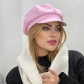 کلاه هشت ترک چرم