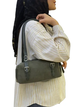 کیف جیر دخترانه و زنانه آرزو (زیتونی)