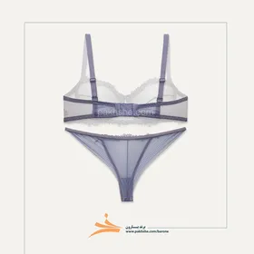 ست شورت و سوتین یاسی رنگ برند بارون