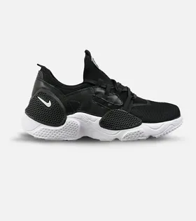 کفش کتانی مردانه و زنانه مشکی سفید Nike Huarache