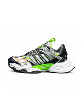 کفش کتانی مردانه مدل آدیداس دیلاکس طوسی سبز Adidas Deluxe