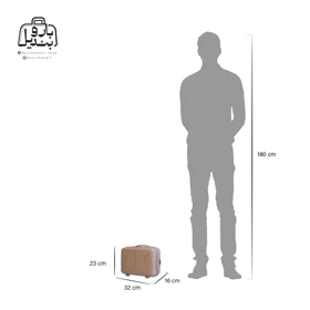 کیف آرایشی چمدان هرموسا Hermosa کد 9044