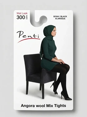 جوراب شلواری زنانه پنتی مشکی میکرو 300