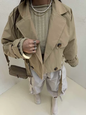 کت 4 دکمه سگک دار