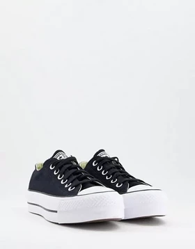 Converse Platform Black Low