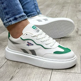 کفش و کتانی مردانه مدل ریباک REEBOK رنگ سفید و فسفری