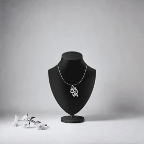 پلاک اسم ایمان و زنجیر