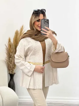 مانتو لینن جلو پیله