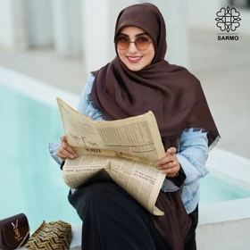 روسری ژاکارد رونا خطی
