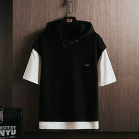 تیشرت کلاه دار لش