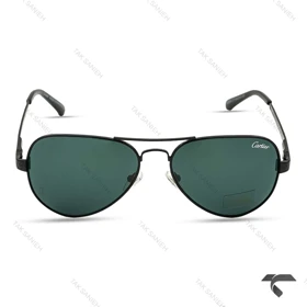 عینک کارتیر خلبانی P2863-7 مردانه مشکی Cartier-9972-G