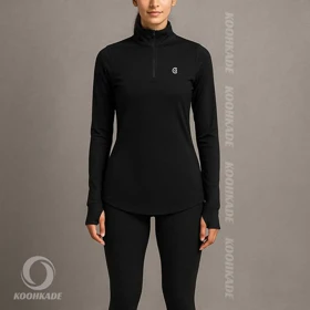 نیم زیپ زنانه فینگر دار COCO SPIRIT