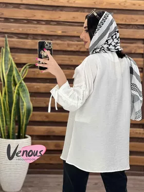 مانتو بابوس دوجیب آستین گت