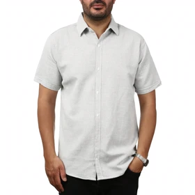 پیراهن آستین کوتاه بیسکوییتی سیزر مدل 15111799