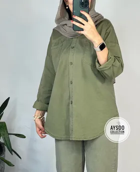مانتو جین رنگی پرنده