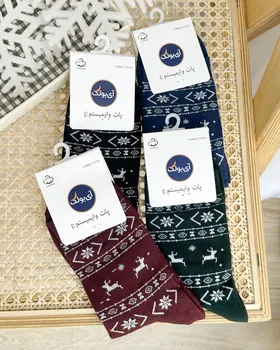 جوراب ساق‌دار طرح گوزن