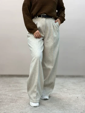 شلوار بگ فوتر پلین