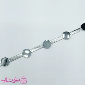 دستبند زنانه استیل مدل دایره ای کد 1391