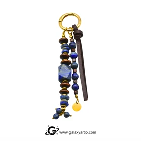 چارم سنگی لاجورد (طلایی)