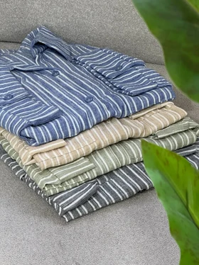 تونیک مانتویی لینن پنبه نیلو