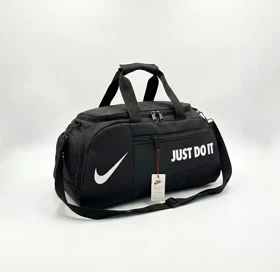 خرید ساک ورزشی نایک طرح Just Do It (کد 071) جاکفشی دار و ضد ترک