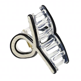 کلیپس مو زنانه مدل روبان شمعی دورنگ