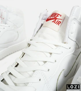 کفش کتانی ساق‌دار سفید مردانه NIKE travis scott