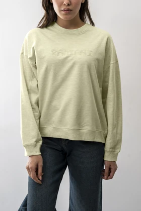 تیشرت آستین بلند بیسیک چاپی زنانه