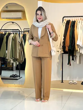 کت و شلوار مازراتی نسکافه ای 200101