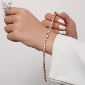 دستبند تنیسی ژوپینگ کیوب دایموند