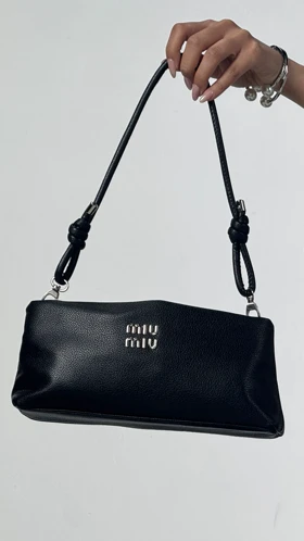 کیف چهار گوش MIU MIU    کد 1100326 (مشکی)