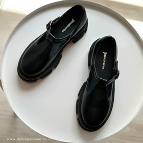 کفش کالج زنانه استرادیواریوس مدلStradivarius-Flat-shoes-FBl60