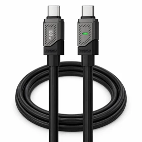 کابل شارژ دو سر تایپ سی ترانیو TRANYOO مدل CC-2 توان 100 وات با نشانگر LED