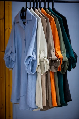 مانتو ژاکارد پیراهنی پایین کلوش