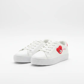 کفش کتانی ونس تدی سفید صورتی کد 294925