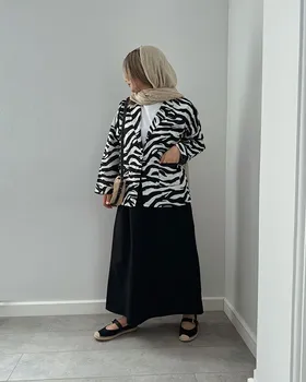 شومیز کتی لینن زبرا