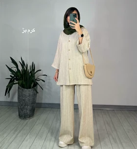 ست مانتو شلوار گیتی