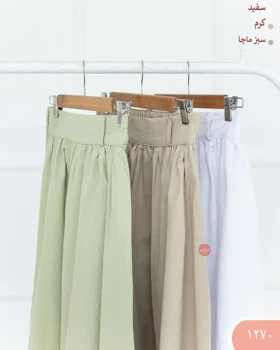 دامن لینن رنگی 1270