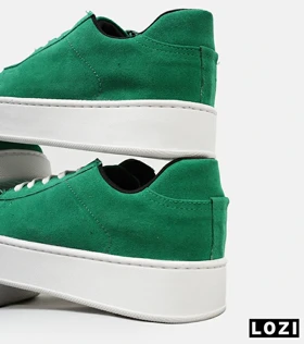 کفش کتانی کژوال مردانه سبز ZARA