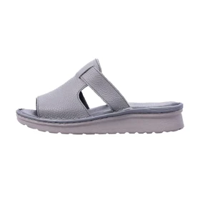 صندل طبی چرم طبیعی ماکسیم مدل کمند gray