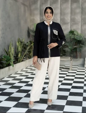 کت و شلوار مازراتی پاپیونی زنانه