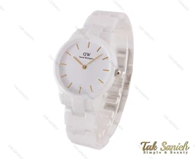 ساعت سفید دنیل ولینگتون زنانه سرامیکی DW-4030-L