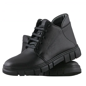 نیم بوت زنانه چرم یلسان مدل آلما کد 610-GN