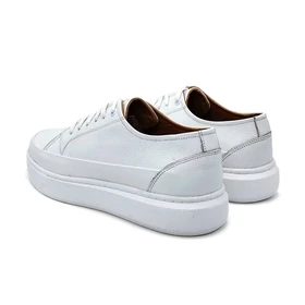 کفش ونس چرم طبیعی مردانه استار مدل Flat shoes - 0150