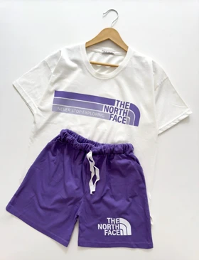 ست تیشرت شورتک نورث فیس