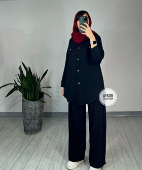 ست مانتو شلوار ماکان